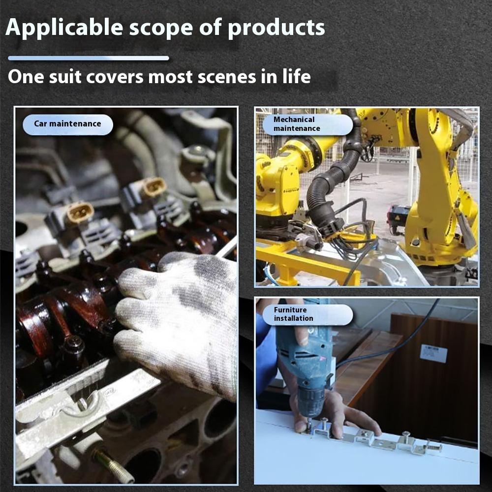 

10Pcs/Set H1.5/2/2.5/3/4/5/6/8/10 Ball Head Hex Shank Magnetic Screwdriver Bits with Mini Ratchet Wrench Type A