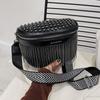 Fashion Tassel Fanny Packs Crossbody Bag Women's Chest Bags PU Leather Waist Sling Phone Pouch with Adjustable Strap