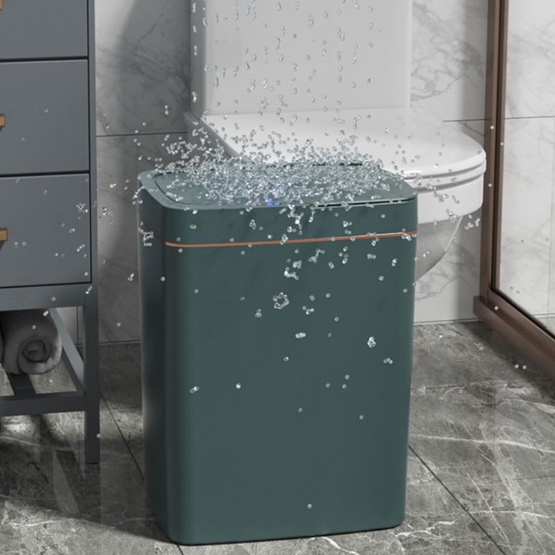 Automatic Kitchen Trash Can 15/18L, Motion Activated Lid Touchless Trash Can for Easy Waste Management in Home or Office