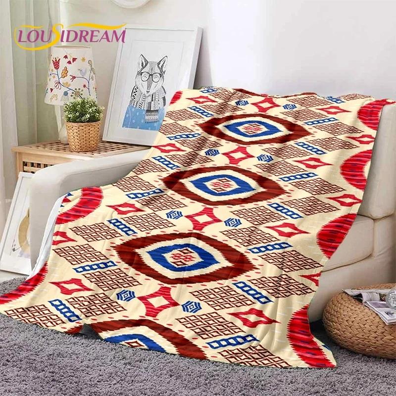 3D Neueste Nordisch Türkisch Böhmisch Keltisch Weiche Flanelldecken, Überwurfdecke Bequeme Decke für Picknick Betten Sofa Zuhause Schlafzimmer