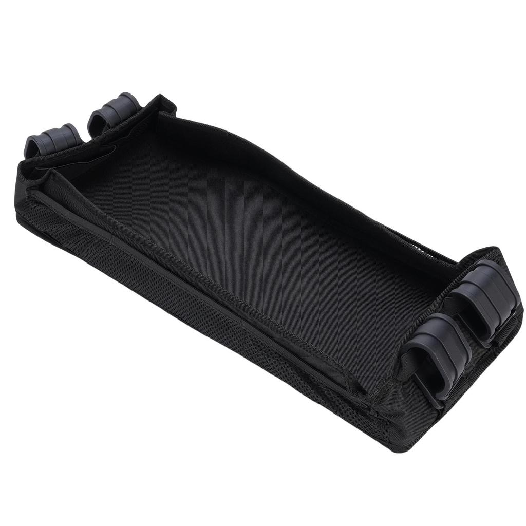 Baby Stroller Tray with Cup Holder Oxford Cloth Toddler Stroller Travel Basket for Dining Toys Snacks Storage