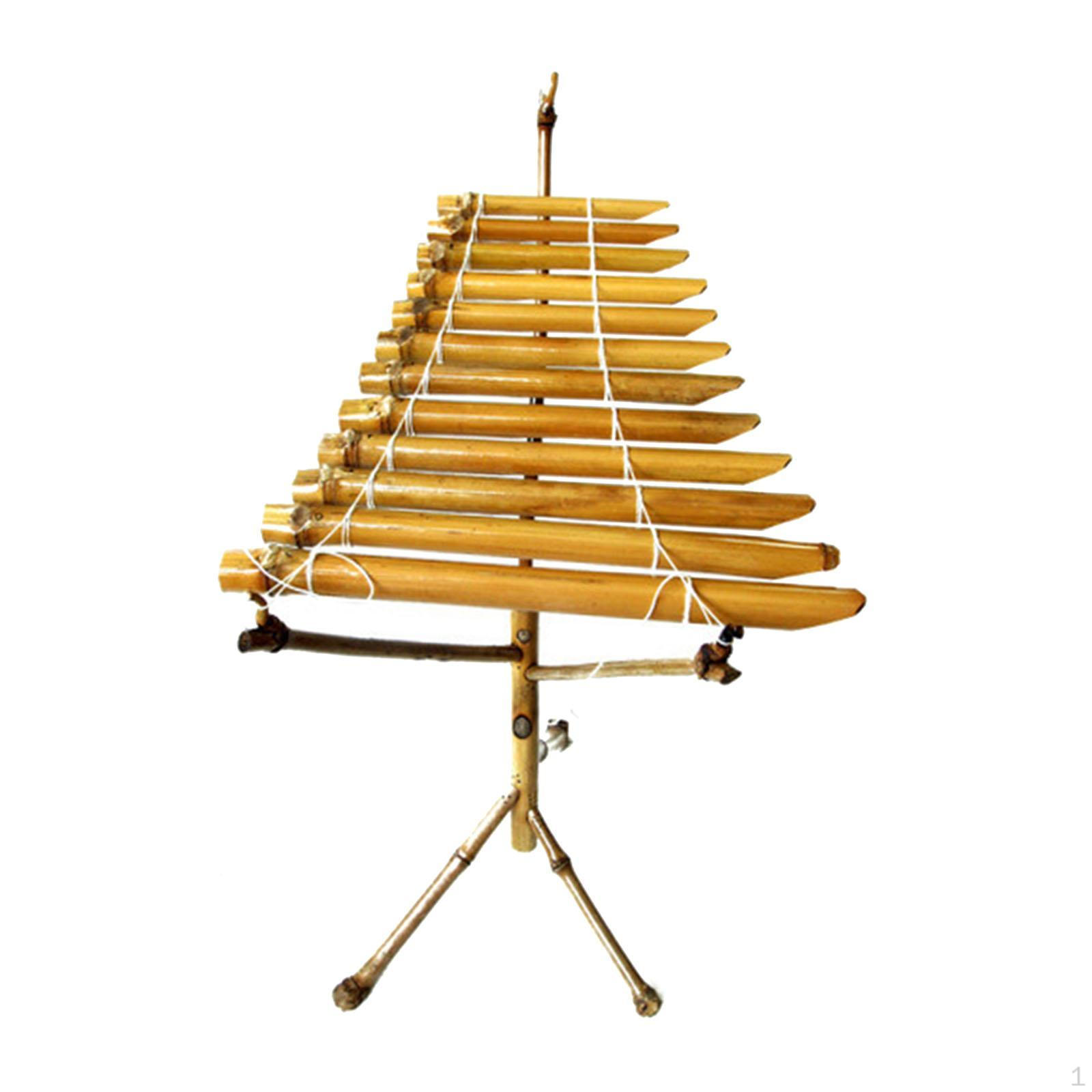 

T Rung Vietnamese Traditional Musical Instrument Ethnic with Stand Xylophone Percussion