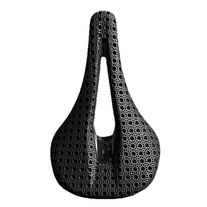 Carbon Fiber 3D Printed Hollow Bicycle Saddle Mountain Road Bikes Lightweight Ergonomic Cycling Seat
