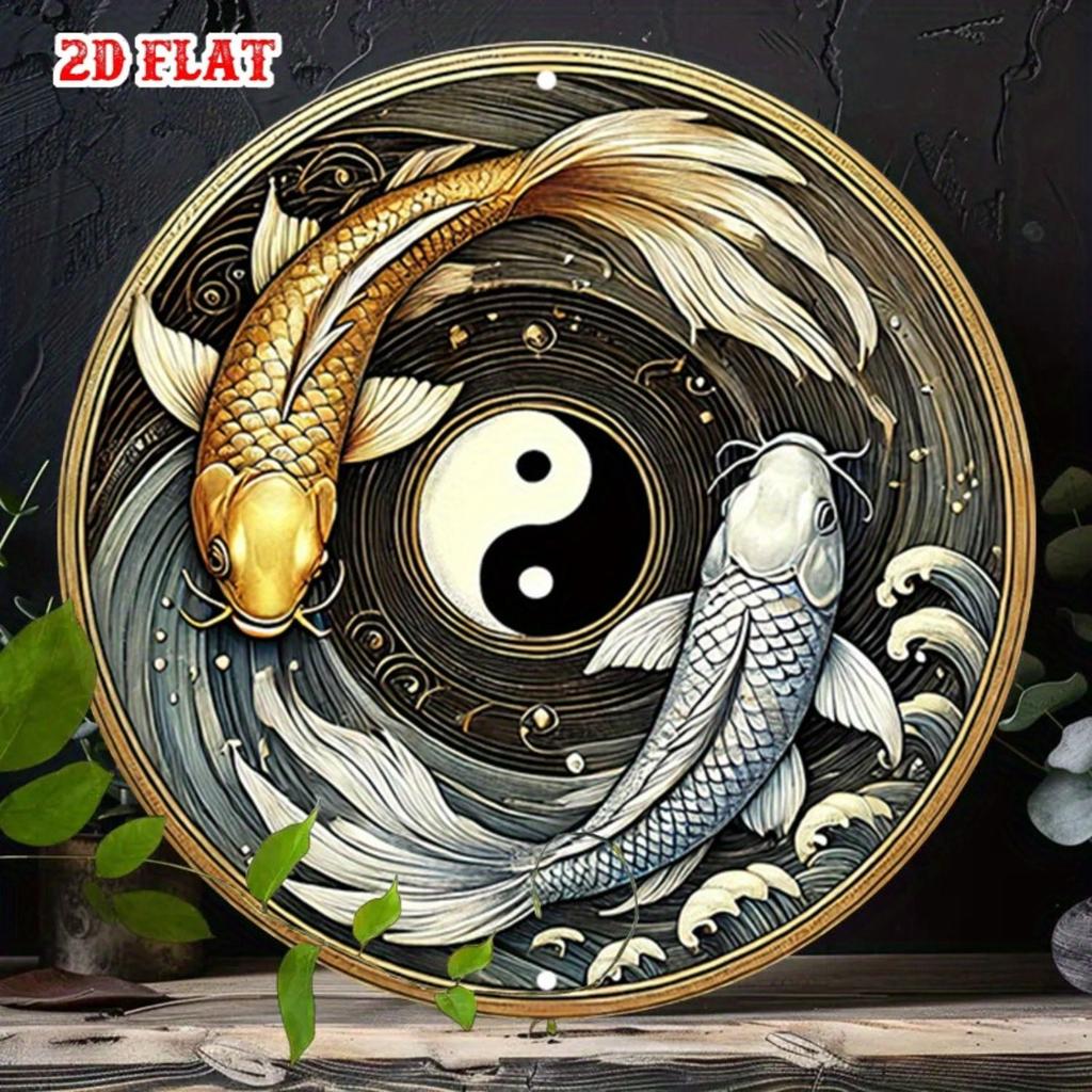 2D Flat Metal Wall Sign Decor