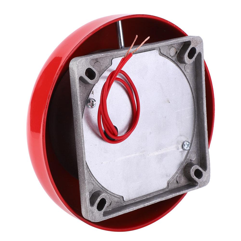 CB‑6B 95dB Campana di Allarme Elettrica Rotonda in Metallo Allarme di Sicurezza per Scuola Casa Fabbrica