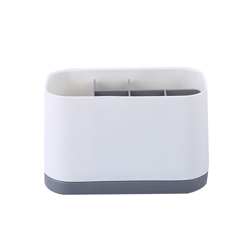 

Настраиваемый съемный органайзер для зубных щеток и зубной пасты с полкой для ванной комнаты и местом для хранения расчесок чёрный