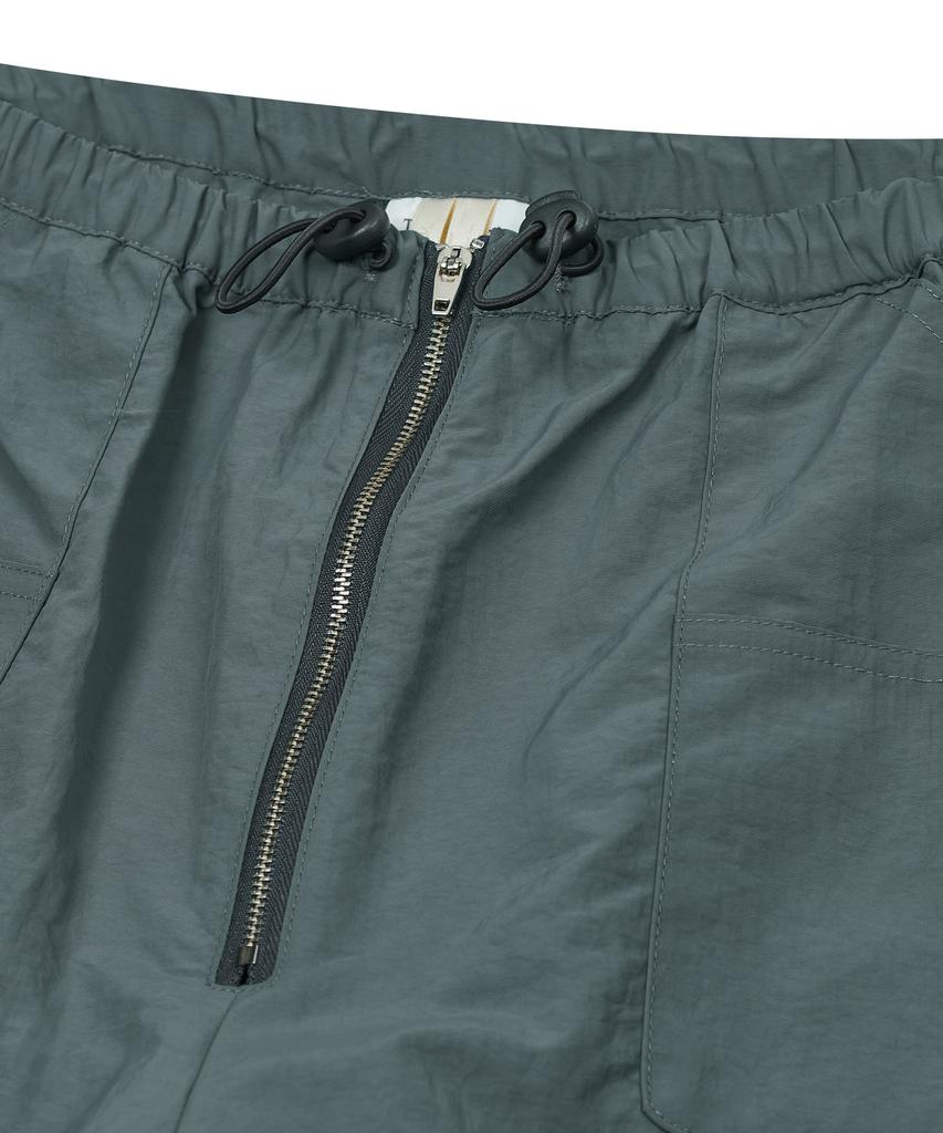 Taibseobiseu Split Seam Embroidery Pants [Blue Gray]