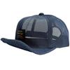 Post To Be Tag Duspo Cap Umpire Cap Short Brim Hat with Wire Big Size Navy All Mesh