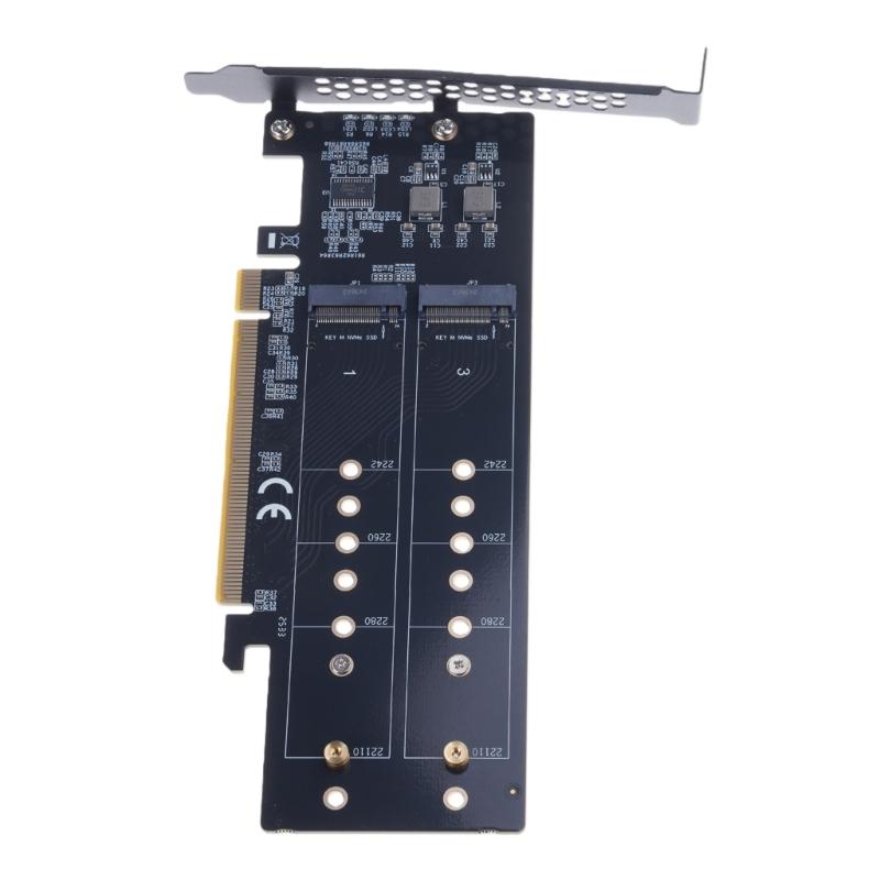 Advanced PCIE4.0 X16 Adapter Offering 64Gbps Speed for Storage Expansion NVMe Drive Support Easy Installation