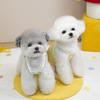 Dog Clothes Summer Thin Vest Suspender Small Dog Strap Traction Bigbear Teddy 11 Tulle Striped Suspender