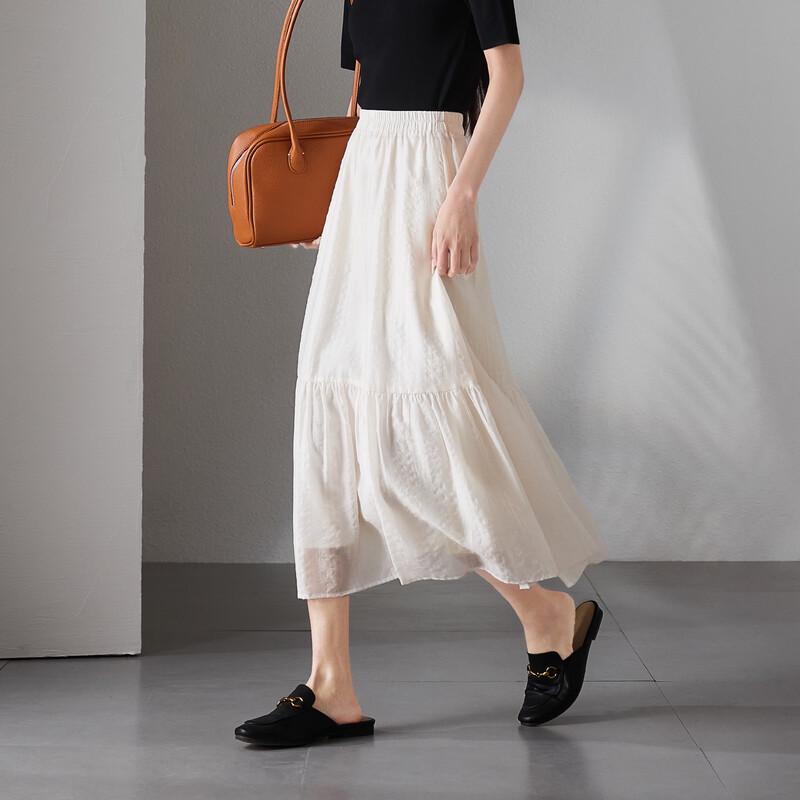 

SOFSIL Весенняя плиссированная юбка-миди 2026 L