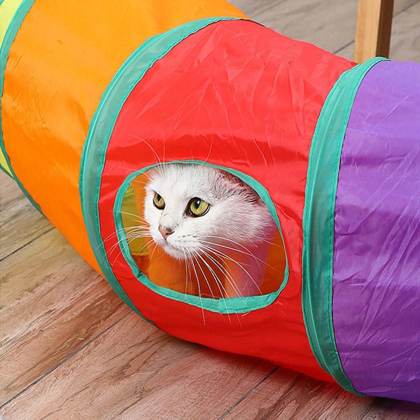 Long tunnel spring toy for cats FIGARO