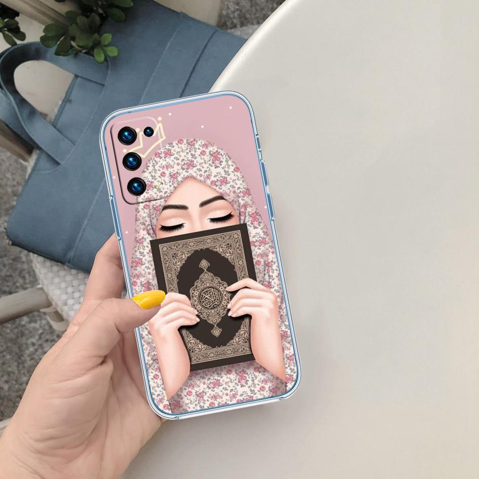 FM32 Muslim Girls Hijab Text Case for LG K22 K30 K40 K40S K41 K42 K50 K50S K51 K51S K52 K61 K62 K71 K92 Q60 Q61 V40 V50 V60