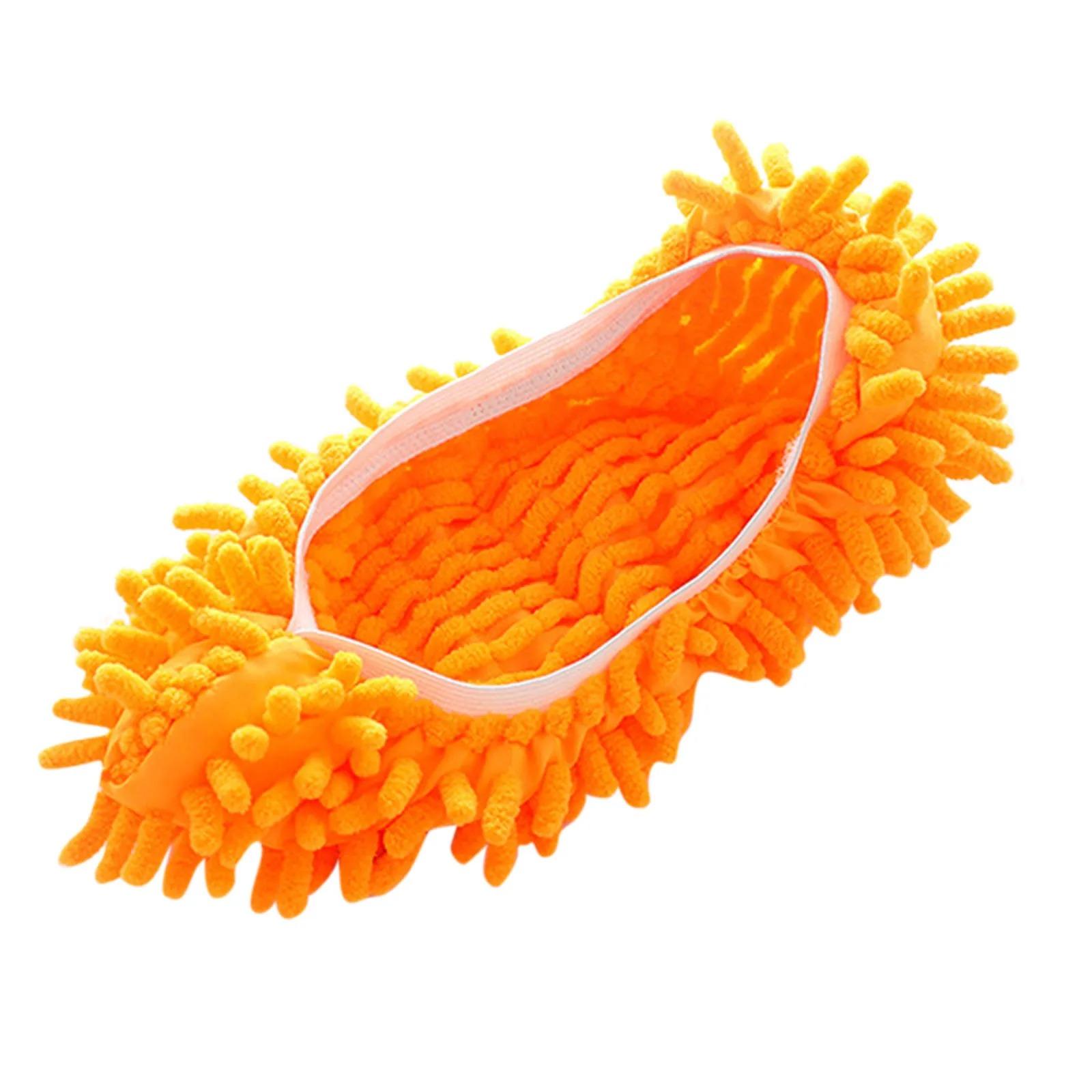 

Chenille Dust Mop Slippers Home Floor Cleaning Mopping Shoes Water Uptake Foot Socks Mop Caps MultiFunction Cleaning Shoes