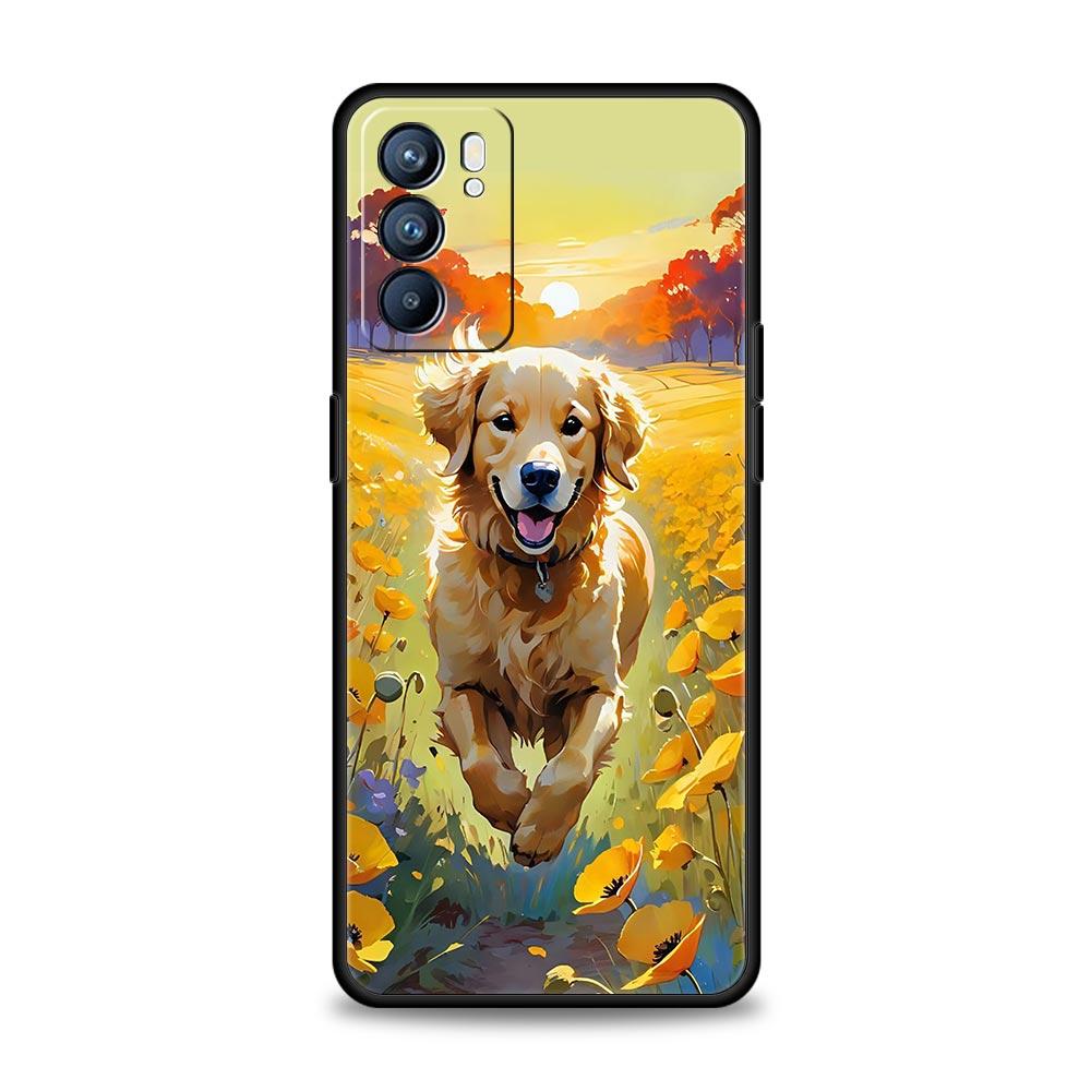 Phone Case For Oppo Reno13 Reno12 Reno11 F Reno10 Pro A54 A53 A95 A76 A74 A57 A98 A80 A79 5G A78 4G Cover Dog Paw