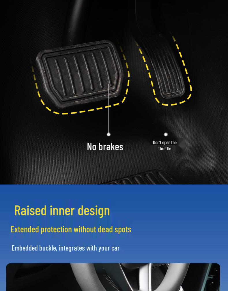 TPE Waterproof Floor Mats for Tesla Model 3 & Model Y - Full Coverage, Custom Fit