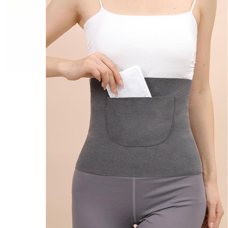 Plus Pocket Double Bellybands To Protect The Waist and Protect The Belly Belt, Cold and Traceless Warm Uterine Belt