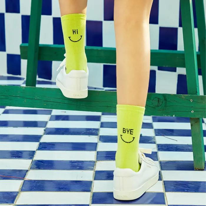 [4SET] Hi Bye Backpoint Sporty Socks