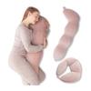 Large Body Pillow | High-density Integrated Memory Foam Bionic Texture Body Pillow | Pillow for Pregnant Women | Long Pillow, Washable |