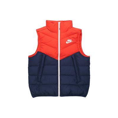 NSW Down Fill Color Block Warm Casual Sports Vest Men Vests Crimson CV8975-673