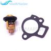 Boat Engine 6H3-12411-00 6H3-12411-10 Thermostat and 62Y-12414-00 6H3-12414-A1 Gasket for Yamaha 2-Stroke 50G 60F 70B 50 60 70HP