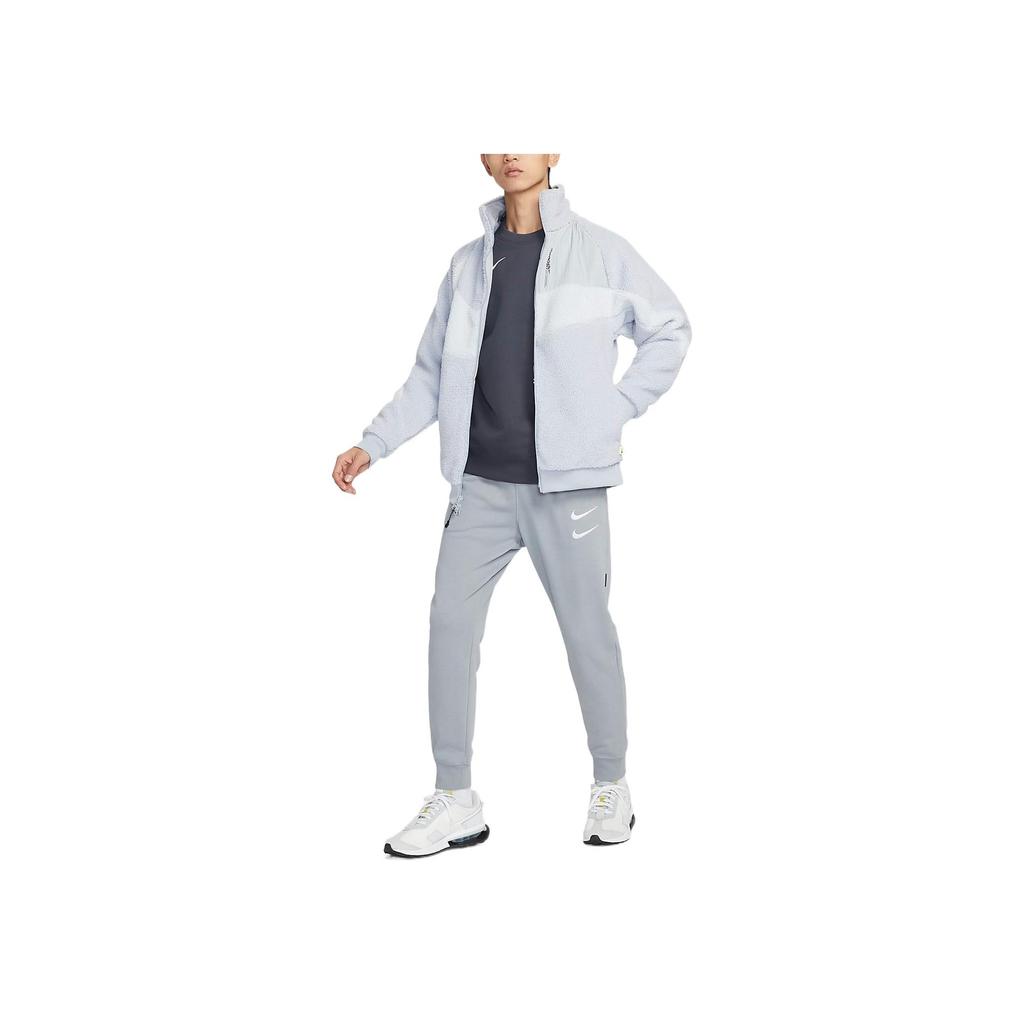 New Nike Velvet Jackets Men Wolf Gray FB1910-012