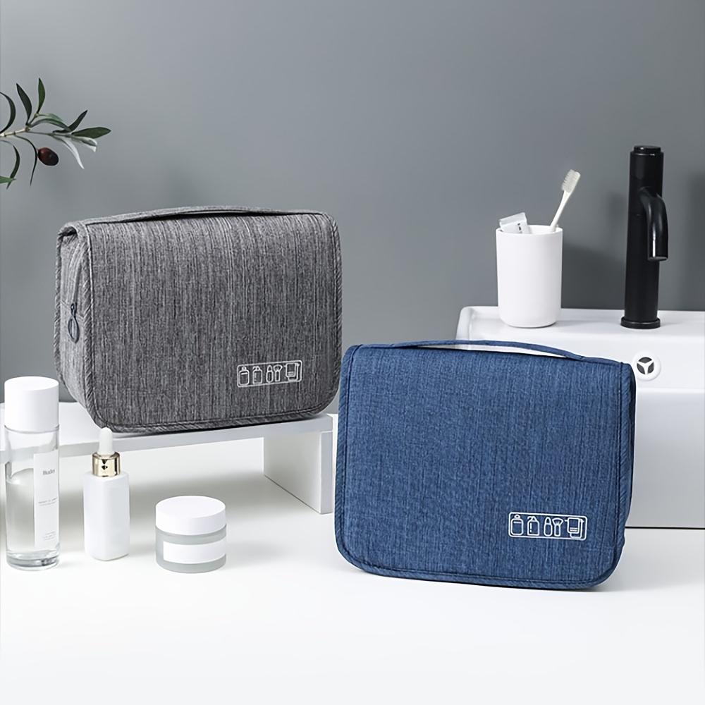Travel Cosmetic Bag with Hook Portable Large Capacity Makeup Organizer for Toiletries and Multi-Functional Storage Pouch