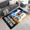 Messi Customizable Name Floor Mat Design for Hallway Bedrooms Outdoor Playrooms Antislip Carpet Office home decor Wedding Party Gift