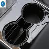 For Tesla Model 3 2018 - 2024 / Model Y  - 2024 Car Front Center Water Cup Holder Card Storage Container Box Accessories