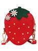 2025 Summer Korean-Style Girls' Crossbody Bag - Cute Strawberry Fashion Accessory for Little Girls