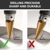 4-12 3-12 4-20 4-32mm HSS Steel Step Drill Bit Drilling Power Tools Metal High Speed Steel Wood Hole Cutter Cone Drill