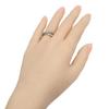 CARTIER Trinity Ring 0.1" band K18 Gold (YGxPGxWG) #7.4(US Size) 7.83g Women Used