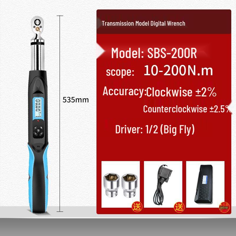 HEMUELE Digital Torque Wrench with Adjustable Torque and Screw Force Test