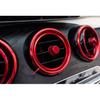 For 2016-21 Mercedes-Benz GLC Aluminum Red Console Air Outlet Vent Ring Decor 7X