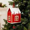 Christmas Cookie Boxes House Shaped 3D Box Bakery Cottage for Chocolate Snacks Treats Packaging Christmas Winter Holiday Party