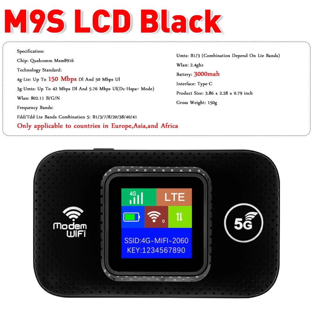 4G Lte WiFi Router Wireless 150Mbps Wi Fi Hotspot Portable Small WiFi Router with Sim Card Slot Mini Modem Mobile WIFI Hotspot