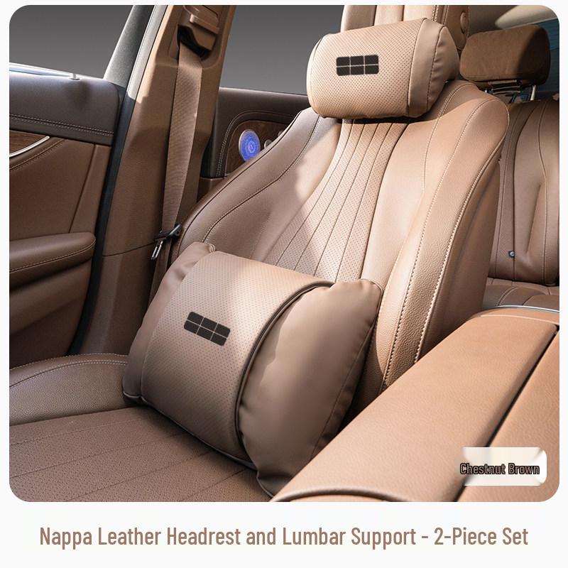 Geely Galaxy Car Accessory Set: Xingyao 8 Headrest, Xingyuan Neck Pillow, Xingjian AL7 Lumbar Support.