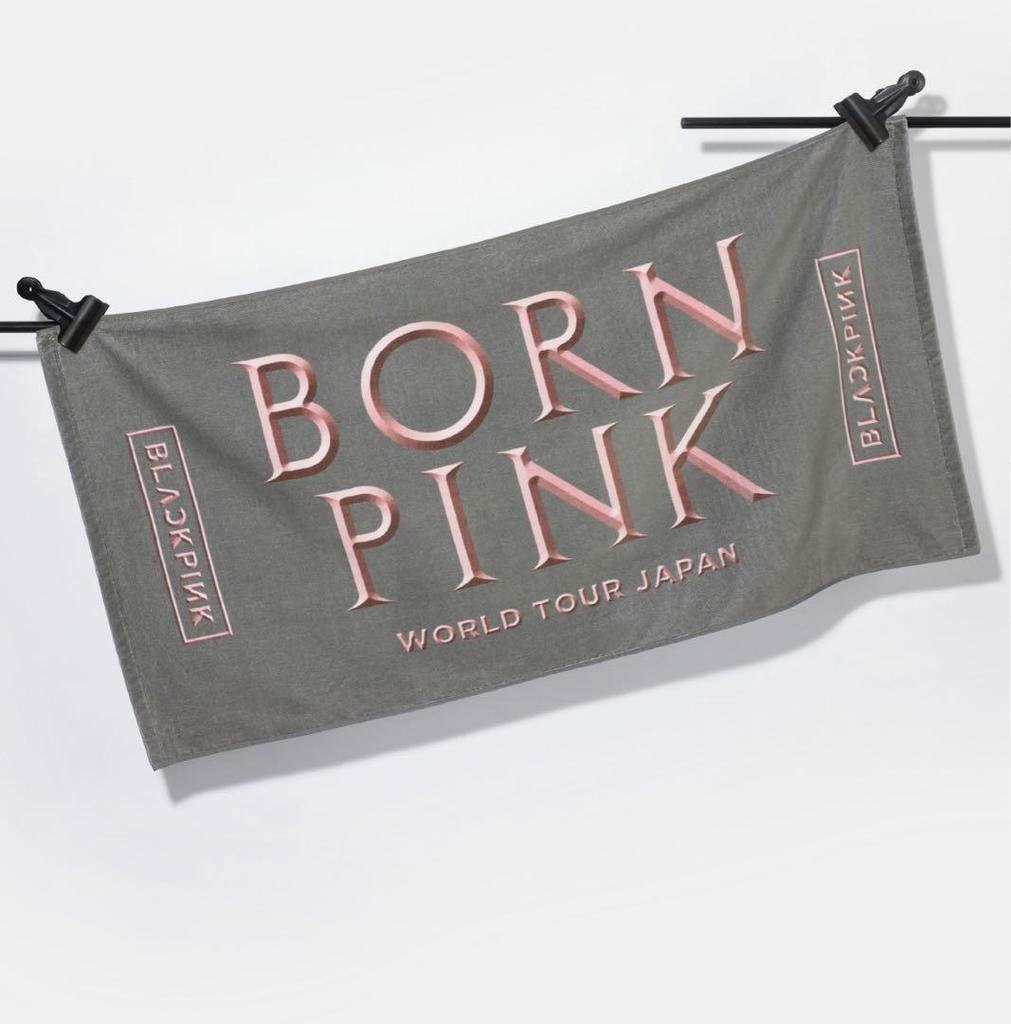 [USED] BLACKPINK BORN PINK World Tour Towel Bath Towel
