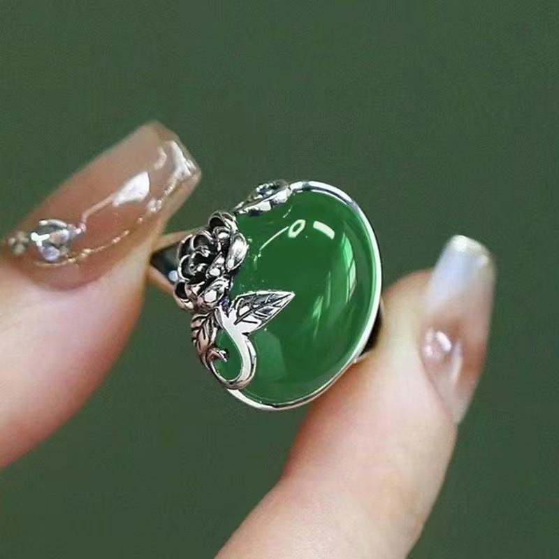 Glanzende Waterdruppel Verstelbare Wrap Ring