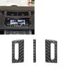For Land Rover Range Rover Carbon Fiber Interior Center Air Vent Cover Trim 3x