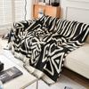 Boho Navajo Pattern Throw Blanket, Fleece Blanket Super Soft Cozy Lightweight Comfort Warm for Sofa Bed Couch Queen King Size