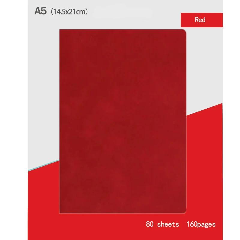 10 Colors A5 Notebook - Soft Suede Leather Lined Journal with 160 or 240 Pages, Elegant Notepad for Work,Study, Gift for Writers