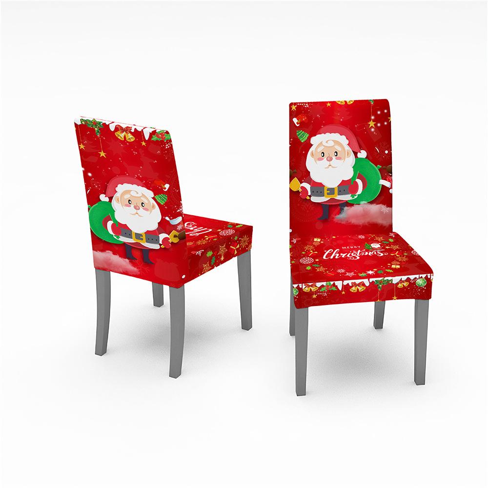 Chair Cover-Red Santa Claus Type 2