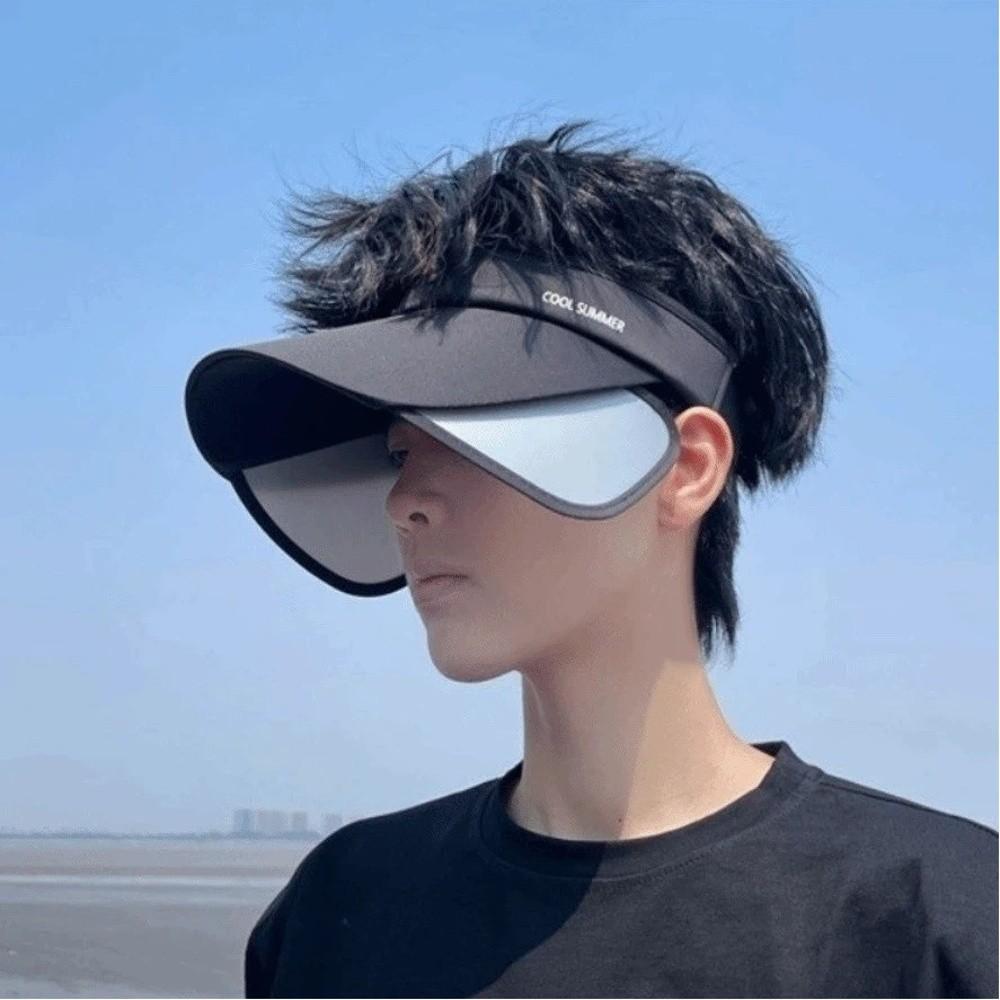 Lightweight Stretchable Brim Hat Adjustable Empty Top Sun Hat Sun Protection Hat  Summer Outdoor