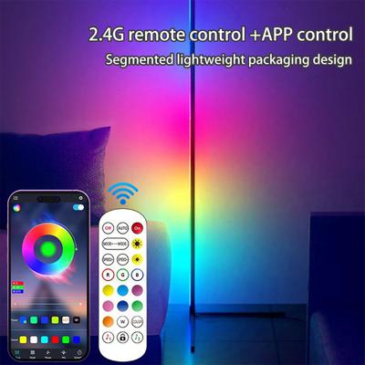 RGB stojací lampa s dálkovým ovládáním Více režimů osvětlení Jas Nastavitelný večírek pro změnu barev Inteligentní RGB lampa