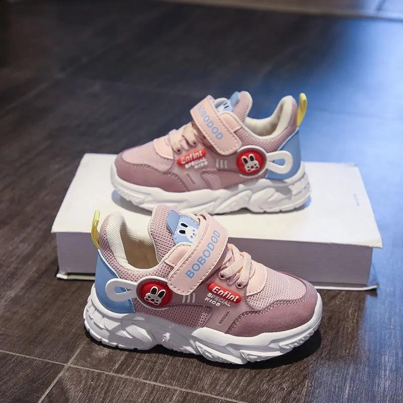 Real soft leather baby shoes 2025 spring and autumn new children's toddler shoes boys and girls breathable mesh functional sports shoes