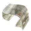 Les Trésors De Lily [N8081] - Silver 'Cleopatra' Designer Bracelet