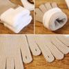 New Women's Thickened Thermal Gloves Winter Simple Plush Splicing Versatile Dew Finger Knitted Gloves