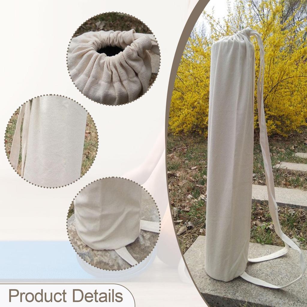 Canvas Yoga Mat Holder Organizer for Gym Use with Adjustable Strap