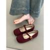 One-word hairy shoes women's Doudou shoes single shoes women's outer ladyshoes flat bottom thick sole velvet cotton